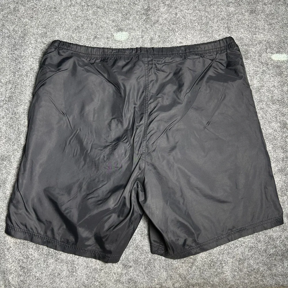 Nike Vintage Black Nylon Swim Trunks Shorts 90s Y2K‎ Size Large